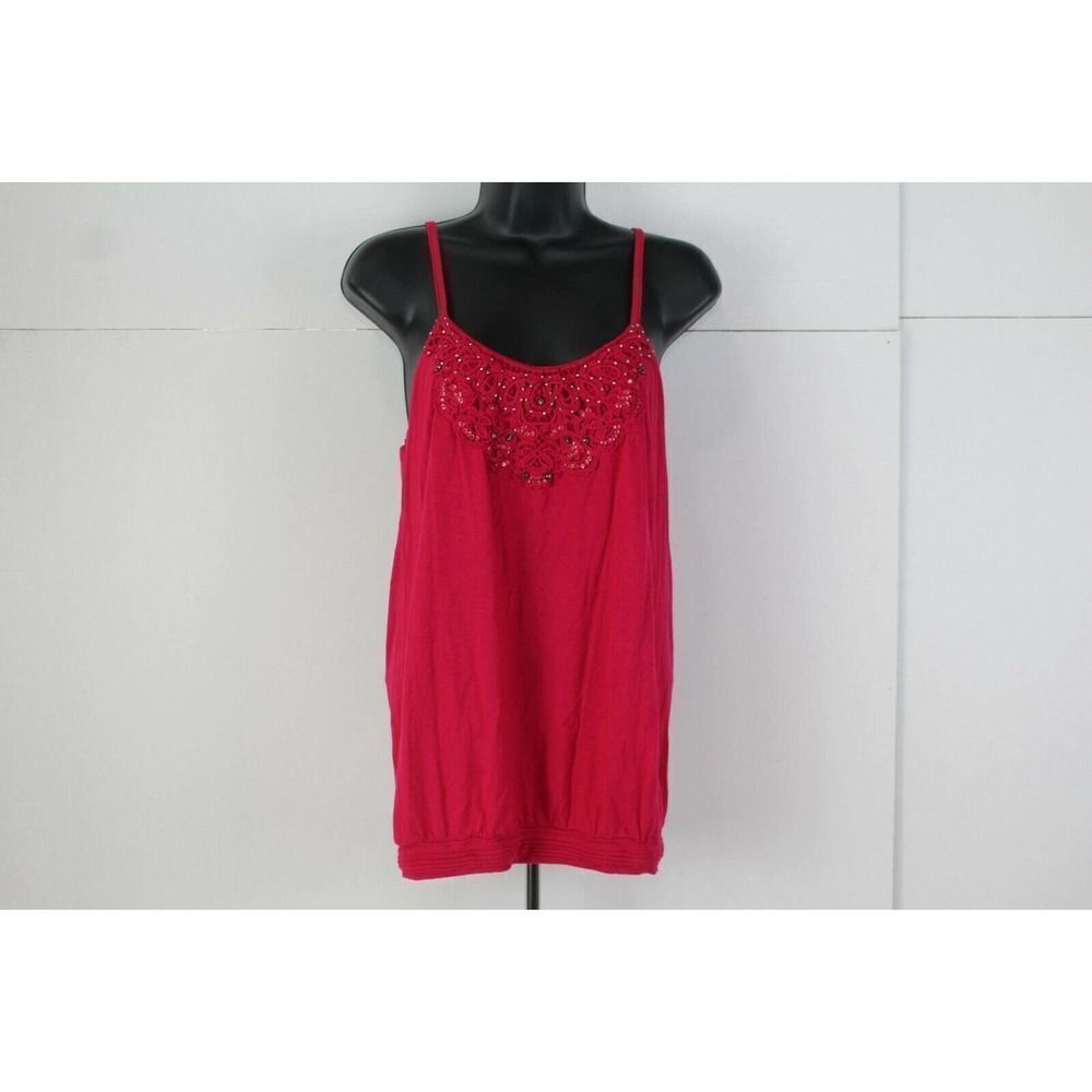 ladies Red EXPRESS Blouse size S/P